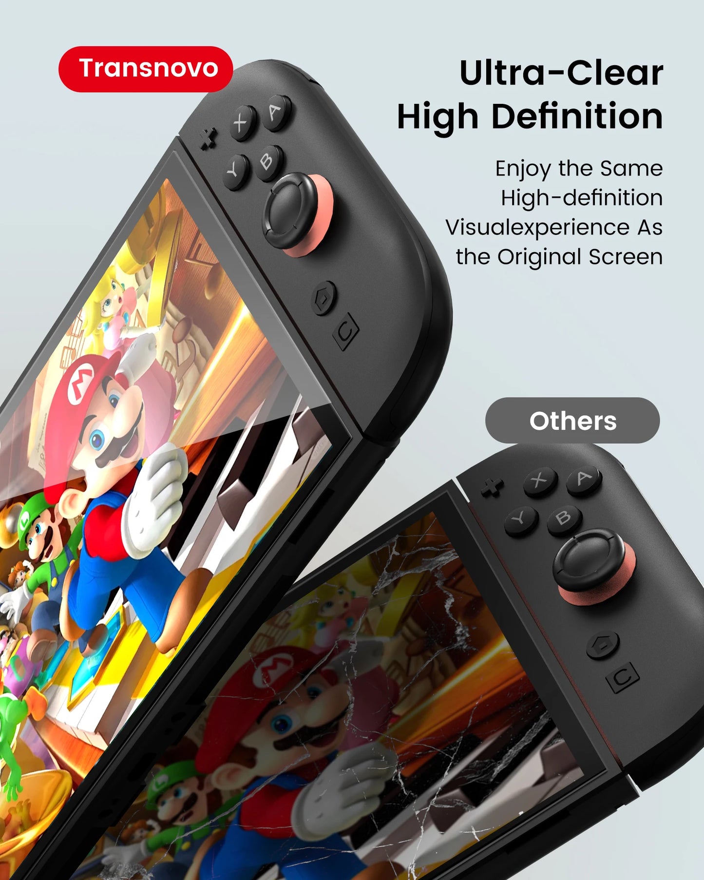 Screen Protector Tempered Glass for Switch Nintendo 2 Model 2025 Ultra Clear 9H Hardness Protective Anti Fingerprint For NS2