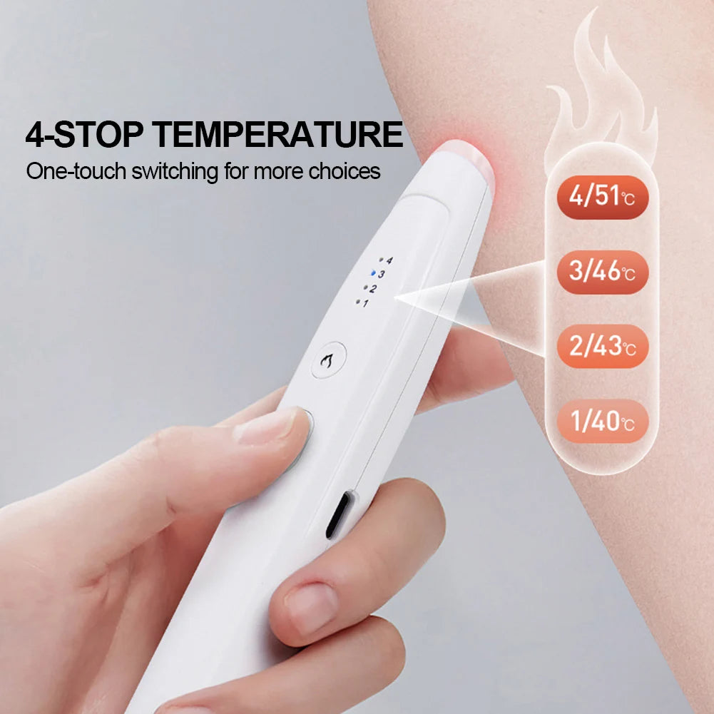 Portable Mosquito Insect Bite Relieve Itching Pen Chemical-Free Mosquito Bite Heat Pen Anti-Itch Pen for Camping Travel Outdoor