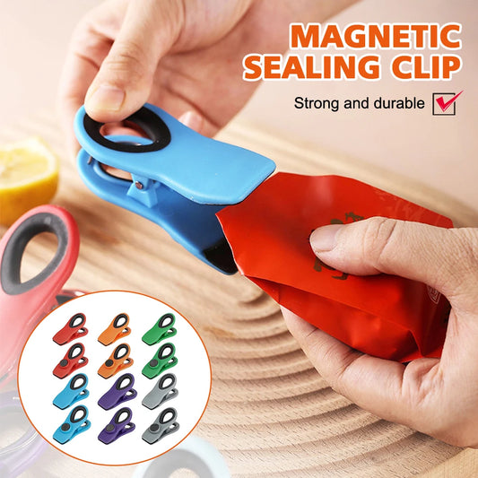 12Pcs Magnetic Clip , Bag Sealing Clip