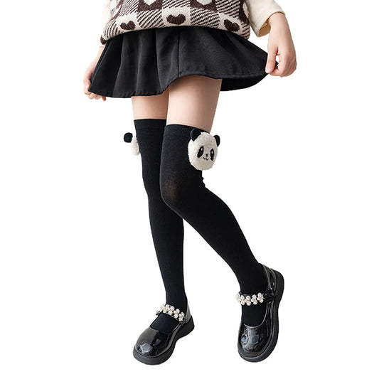 Cute Baby Girls Knee High Socks with Adorable Cartoon Characters for Infant Toddler Clothing Accessories and Gifts