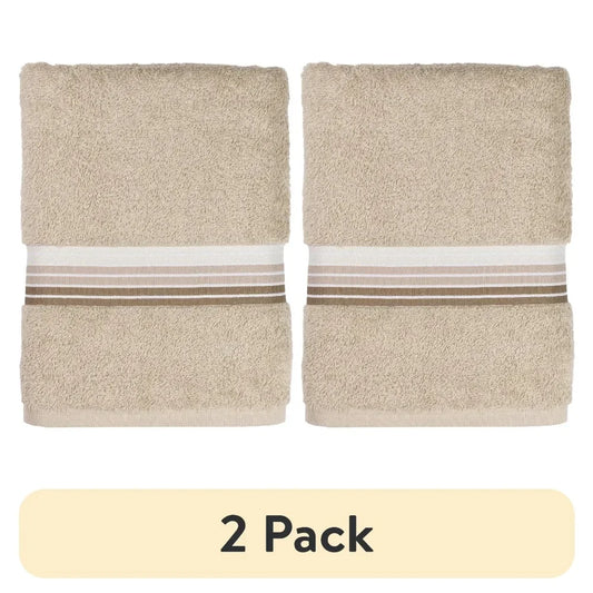 (2-pack) Bath towels, super soft and absorbent
