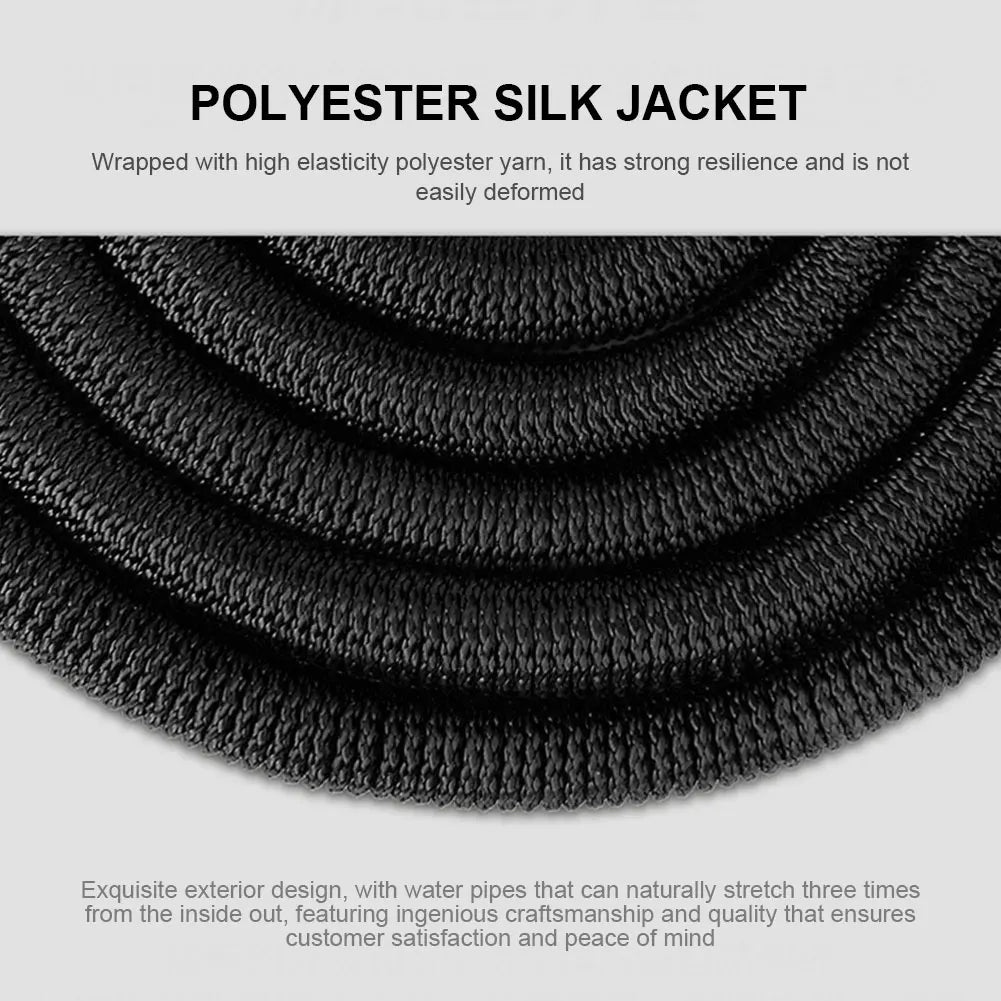 25FT-200FT Expandable Flexible Water Hose Car Wash Hose Water Gun Hose Garden Sprayer Gardening Watering Hose Irrigation Tools
