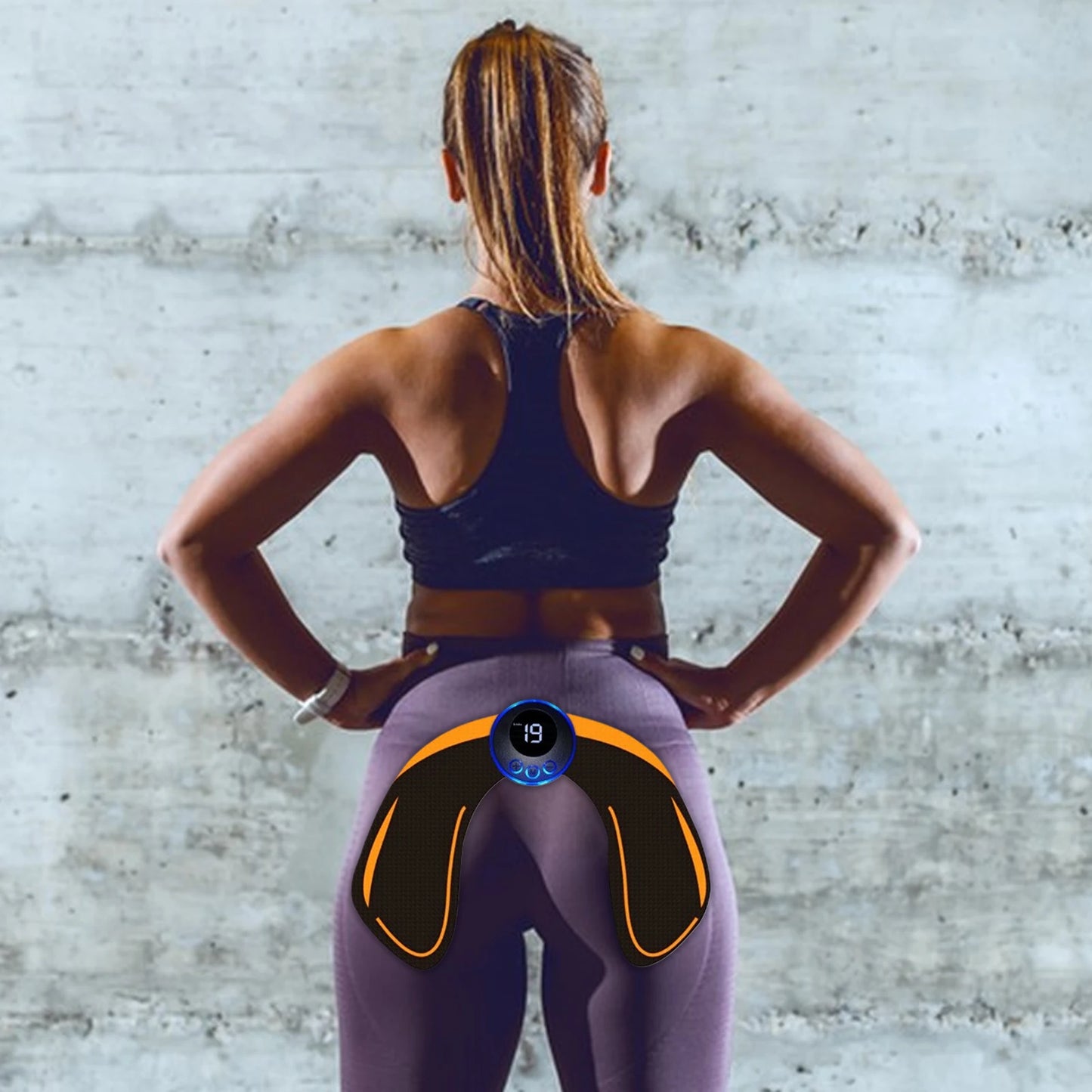 Booty Trainer Portable Smart Butt Exerciser 19 Modes Adjustable Home Gym Exerciser Flexible Muscle Exercise Fitness Equipment