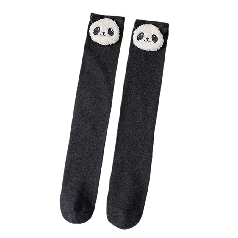 Cute Baby Girls Knee High Socks with Adorable Cartoon Characters for Infant Toddler Clothing Accessories and Gifts
