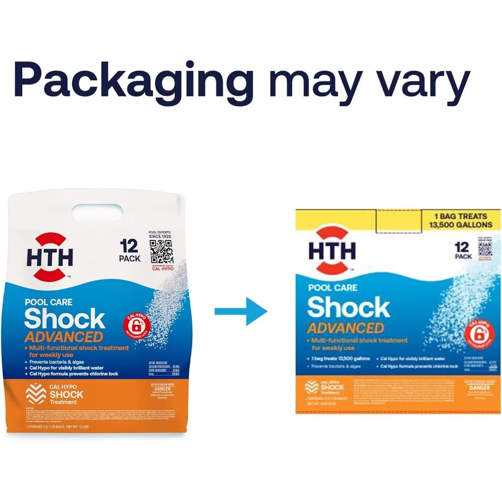 52037R Pool Care Shock Advanced, Swimming Pool Chemical - Cal Hypo Formula, Prevents Algae, - Free Delivery