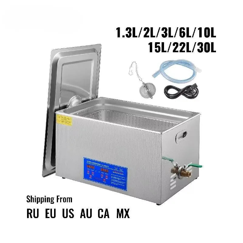 SucceBuy 1.3L -30L Stainless Steel ,Digital Ultrasonic cleaner , User friendly design