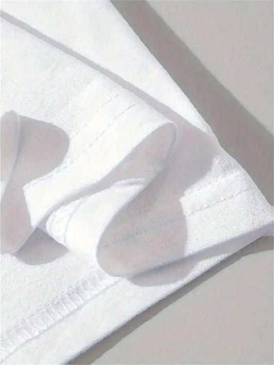 Tween Girls/Boys Clothes, Baseball Theme Cotton T-Shirt, White Casual Tee With Baseball Bats And Baseball Print Tops