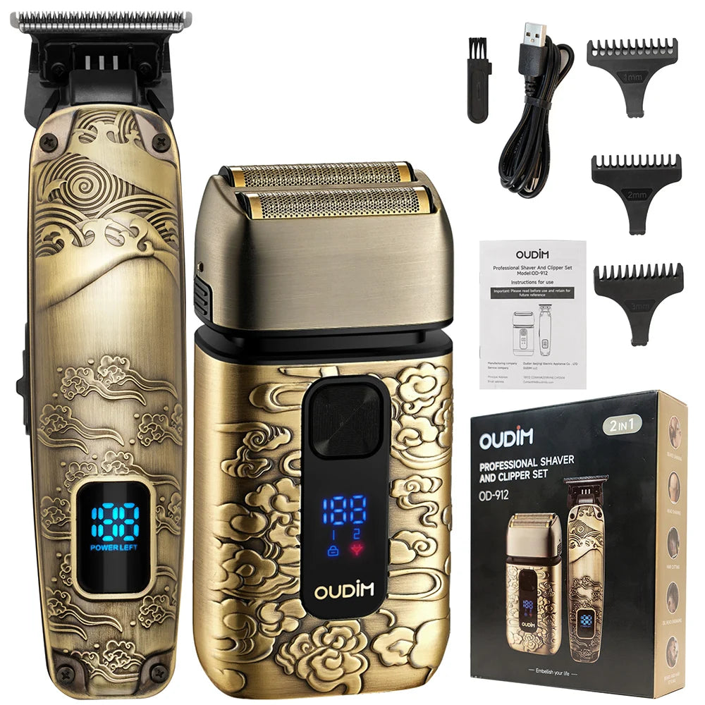 Foil Shavers for Men with Head Shaving, Hair Beard Trimmer, Face Mustache Grooming Kit, Bald Head Shaver.