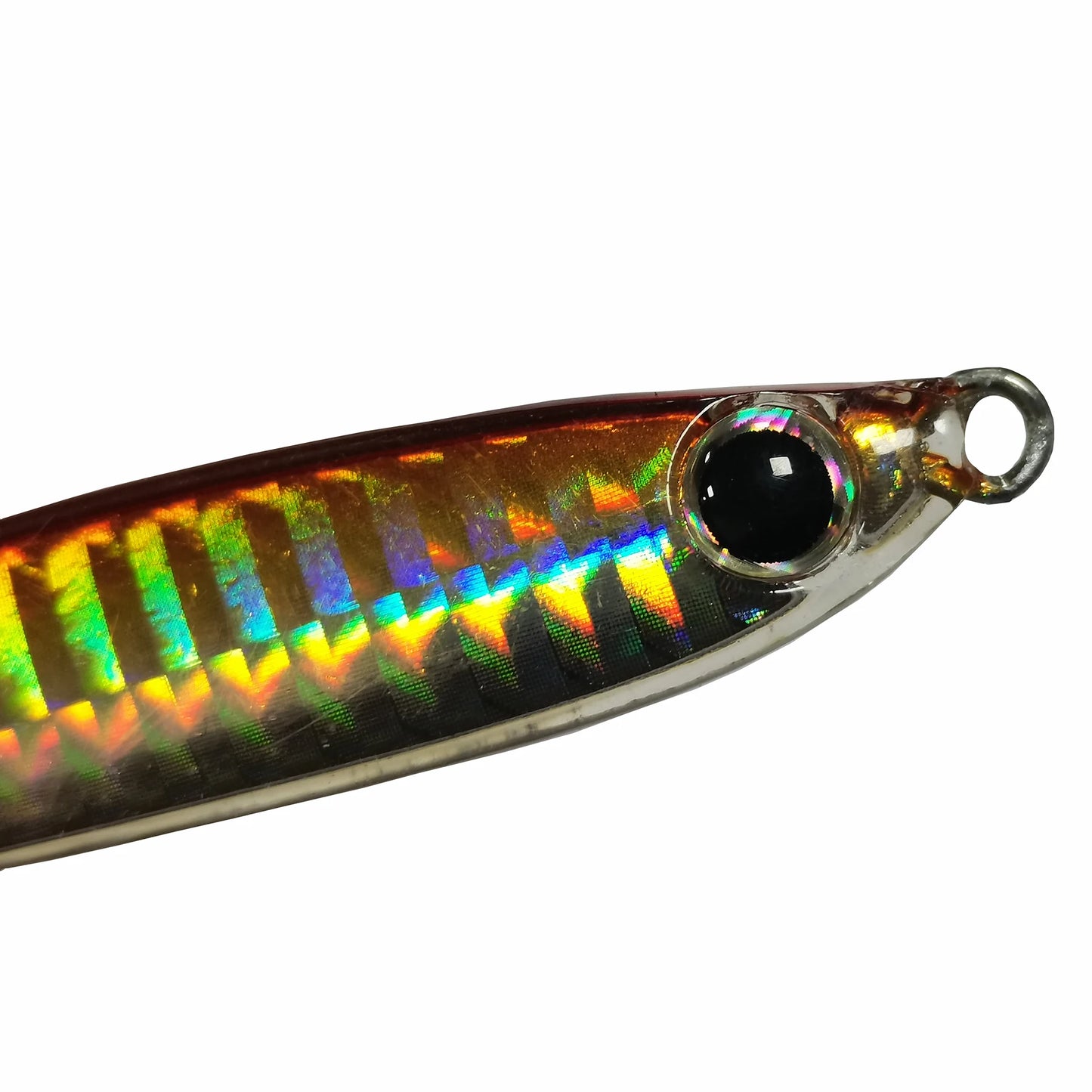 5pcs Epoxy Resin Jigs Epoxy Fishing Jig Lure Mixed Colors with Strengthen Single Hook Great for Striped Bass Tuna and Game Fish