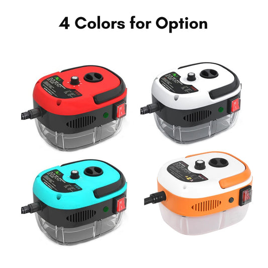 Portable Handheld Steam Cleaner, High Temperature Pressurized Steam Cleaning with Brush Heads for Furniture ,Car