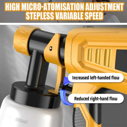 Cordless Paint Sprayer for Dewalt 20V MAX Battery Airless Electric HVLP Spray Paint Gun Tools (No Battery)