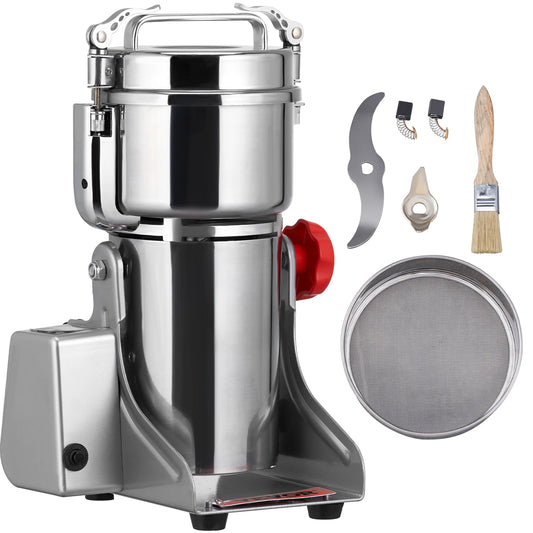 Electric Grain Mill Grinder Commercial Swing Spice Grinders for Dry Herbs Grains Spices Cereals Coffee Corn