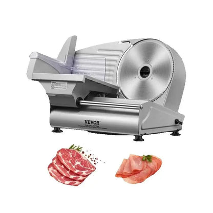 Deli Food Slicer, Stainless Steel Blade and Blade Guard Adjustable Thickness for Home Use