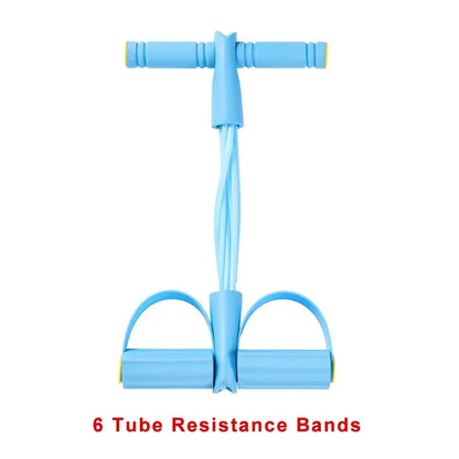 4-Level Resistance Band Tensioner with Non-Slip Handles - Home Fitness Equipment for Abdominal Muscle Training Yoga Abdominal