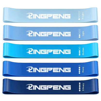 5pcs Fitness Resistance Bands Set-Include 5Colors,Exercise Tension Bands,Working Out,Exercise Gym,Yoga Training and Home Fitness