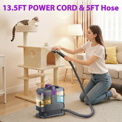 YISORA C9/C9S Portable Carpet & Upholstery Cleaner Machine, 15Kpa 13.5ft Corded Spot Cleaner for Carpet, Sofa, Car Seat