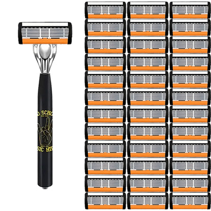 Men's special razor, anti-slip handle, high-quality stainless steel blade, economical and practical, a must-have for men