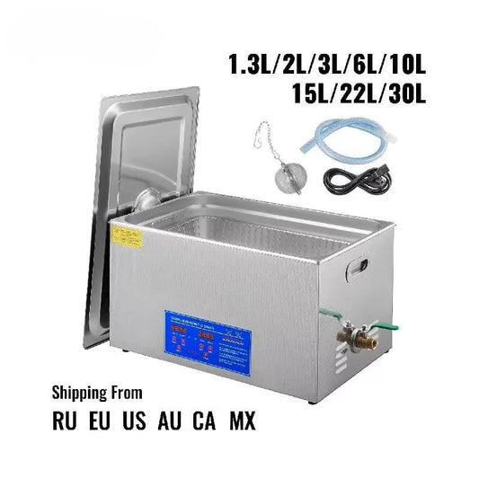 SucceBuy 1.3L -30L Stainless Steel ,Digital Ultrasonic cleaner , User friendly design