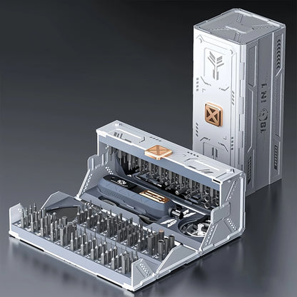 180 in 1 Precision Multifunctional Screwdriver Set,Magnetic Phillips Bits,Mobile iPhone & PC & Glasses Manual Repair Tool,Gift.
