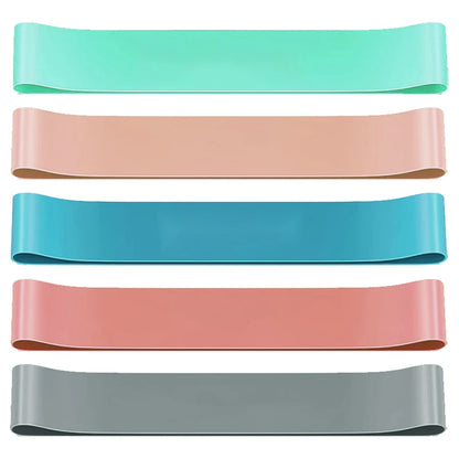 5pcs Fitness Resistance Bands Set-Include 5Colors,Exercise Tension Bands,Working Out,Exercise Gym,Yoga Training and Home Fitness