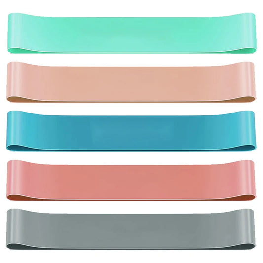 5pcs Fitness Resistance Bands Set-Include 5Colors,Exercise Tension Bands,Working Out,Exercise Gym,Yoga Training and Home Fitness