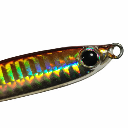 5pcs Epoxy Resin Jigs Epoxy Fishing Jig Lure  Mixed Colors with Strengthen Single Hook Great for Striped Bass Tuna and Game Fish