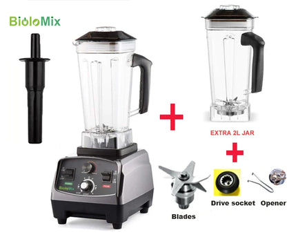 BioloMix 3HP 2200W Heavy Duty  Blender Mixer Juicer BPA Free


Biolo MX 3HP Heavy Duty Blender, Mixer, Food Processor BPA Free 2L Jar