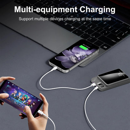 Magnetic Wireless Power Bank Fast Charging PD 22.5W 10000mAh Portable Charger USB-C External Battery For Iphone Huawei Samsung