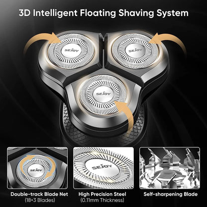 5 In 1 Multifunction Men's Electric Shaver, Powerful Beard Nose Hair Trimmer, Shaving Machine Electric Razor Waterproof