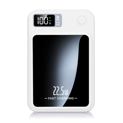 2-in-1 Wireless Magnetic Power Bank Fast Charging Portable PD 22.5W 10000mAh LED Power Display for iPhone 17/16/15/14 Samsung
